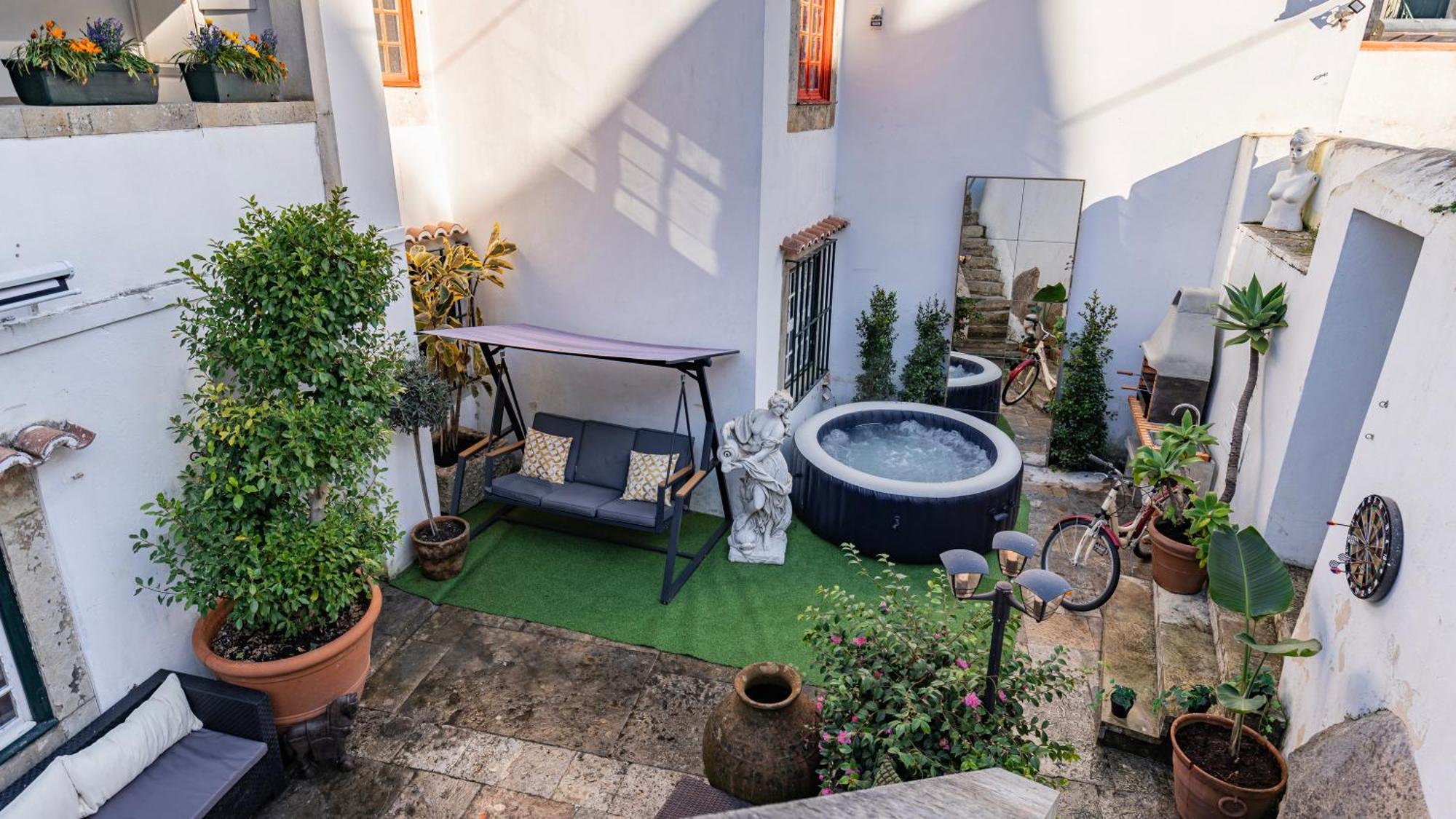 Small Cozy Room In Palace Patio With Hot Tub And Snooker - Sintra Wow Eksteriør billede