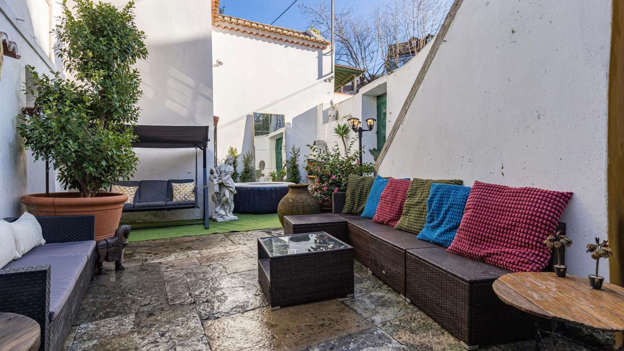 Small Cozy Room In Palace Patio With Hot Tub And Snooker - Sintra Wow Eksteriør billede